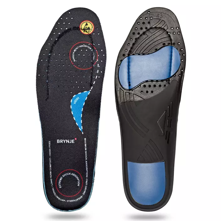 Brynje Ultimate Footfit high insoles, Black, large image number 0