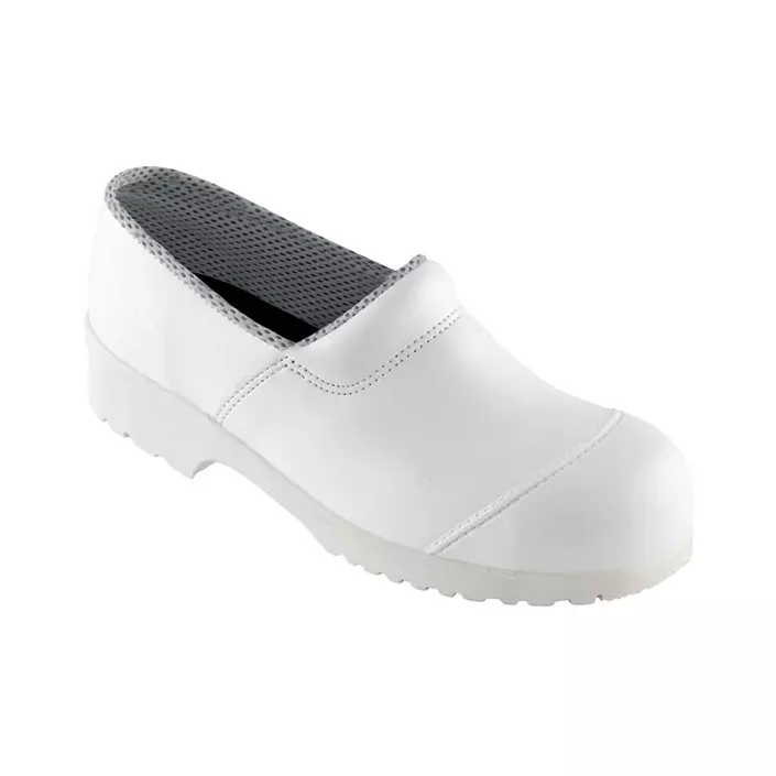 Euro-Dan Airlet Flex safety clogs with heel cover S2, White, large image number 0
