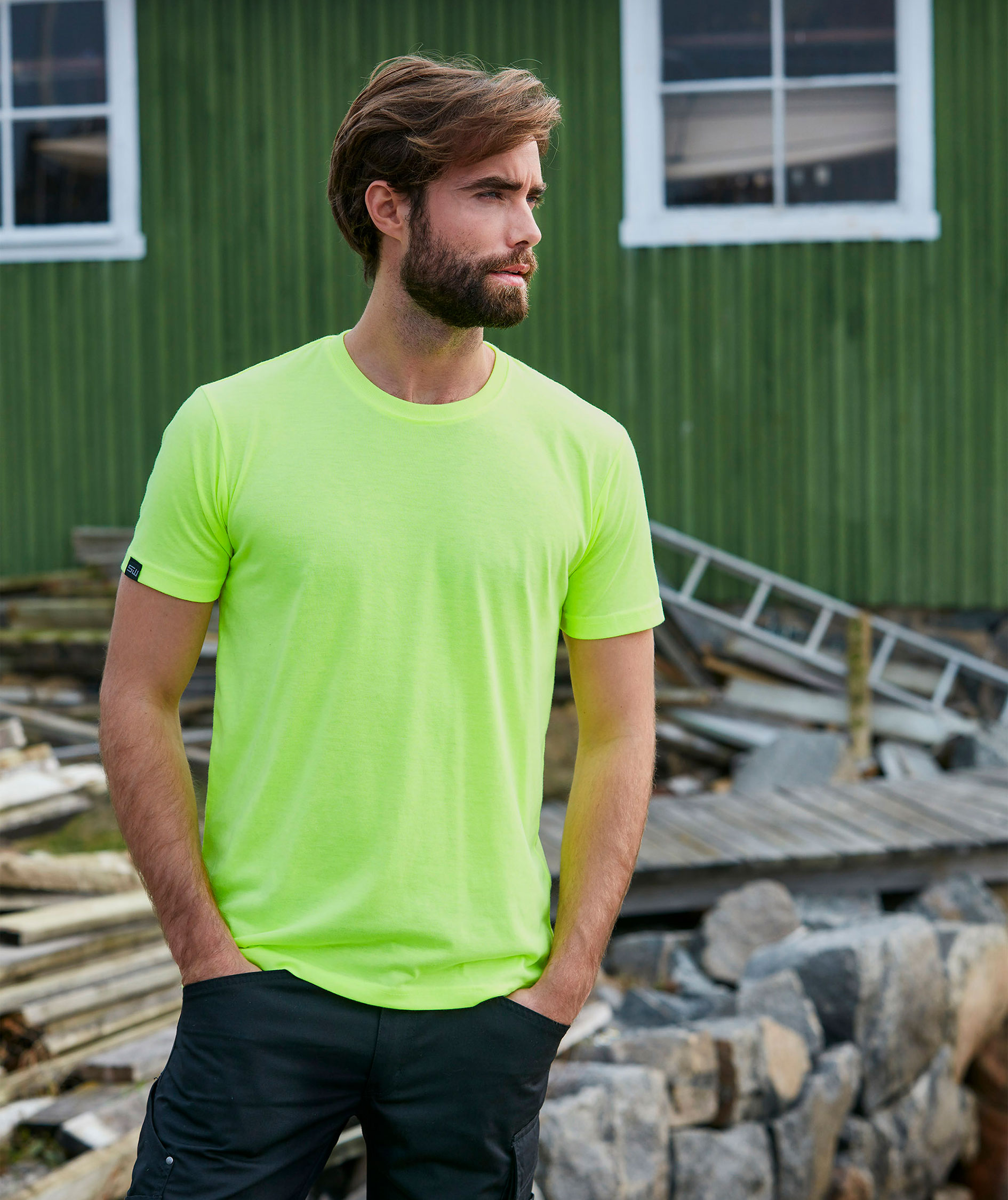 South West Vegas t-shirt, Fluorescent Yellow, large image number 1