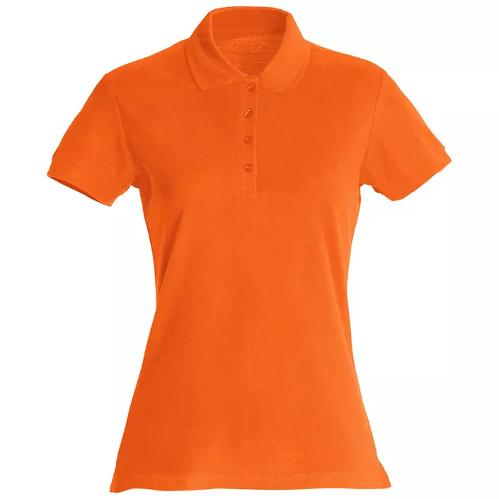 Clique Basic Damen Poloshirt, Orange, large image number 0