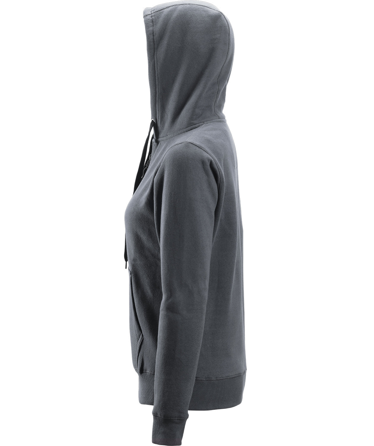 Snickers women's zip hoodie 2806, Steel Grey, large image number 2