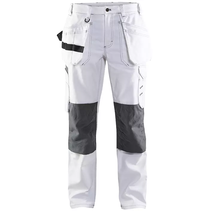 Blåkläder women's craftsman trousers, White/dark grey, large image number 0