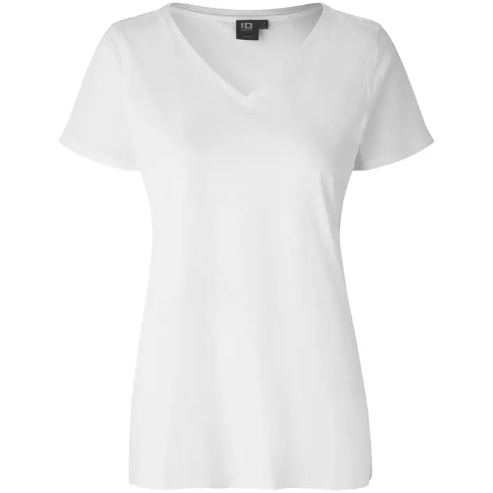 ID dame T-skjorte, Hvit, large image number 0