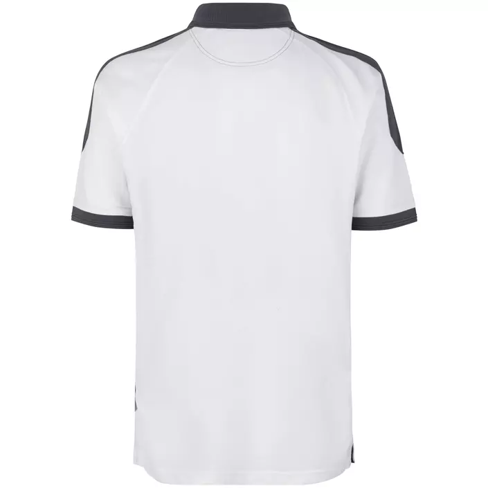 ID Pro Wear contrast Polo shirt, White, large image number 1
