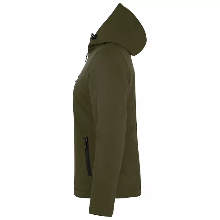 Clique lined women's softshell jacket, Fog Green, large image number 3
