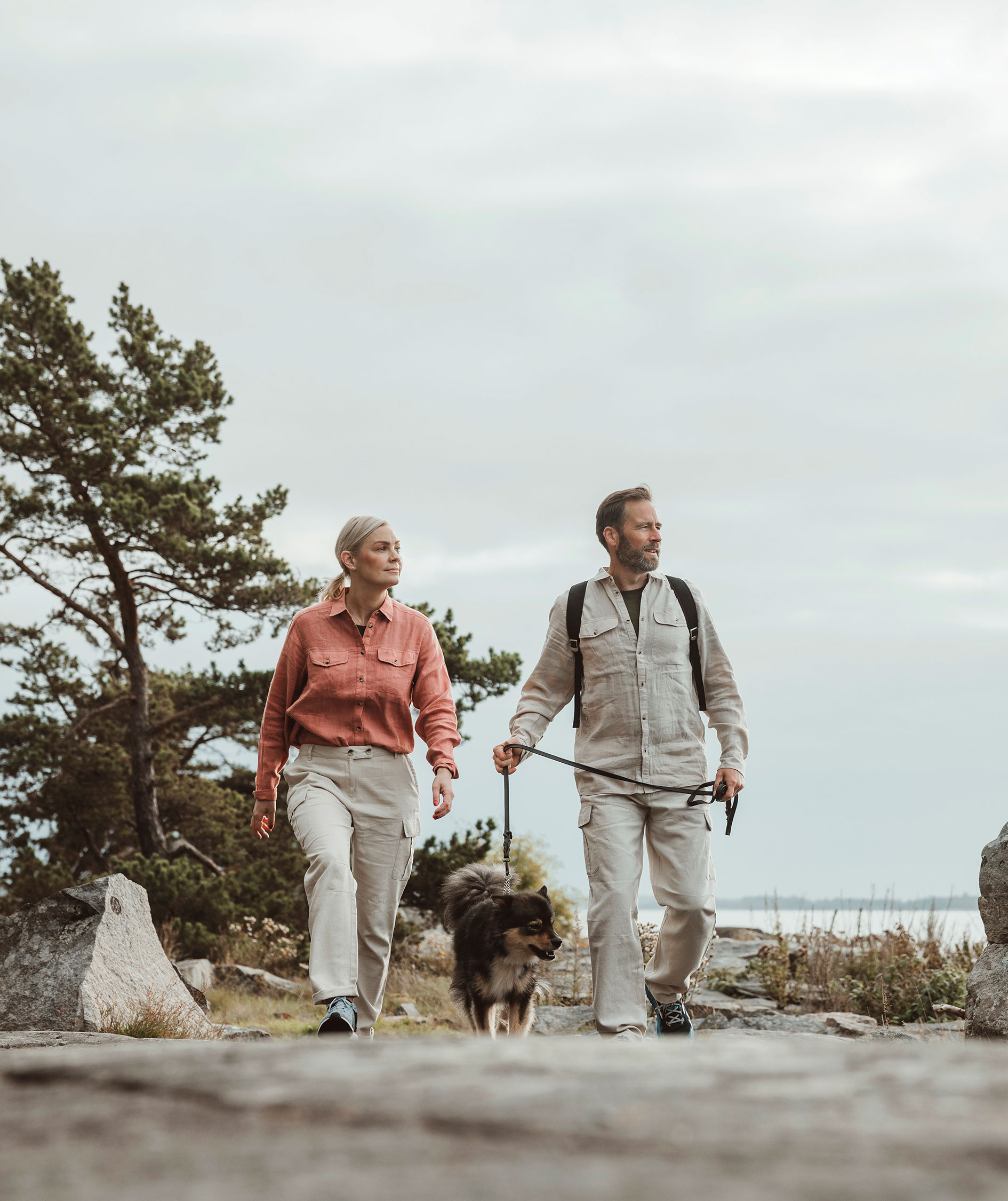 Pinewood V&auml;rnamo NatureSafe h&oslash;rskjorte, Linen Beige, large image number 2