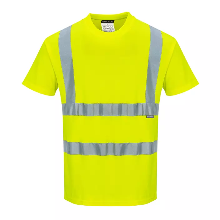 Portwest T-shirt, Hi-Vis Yellow, large image number 0