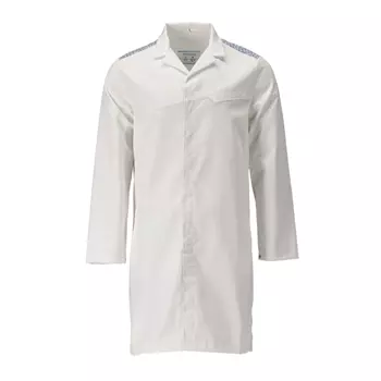 Mascot Food & Care HACCP-approved lab coat, White/Azureblue