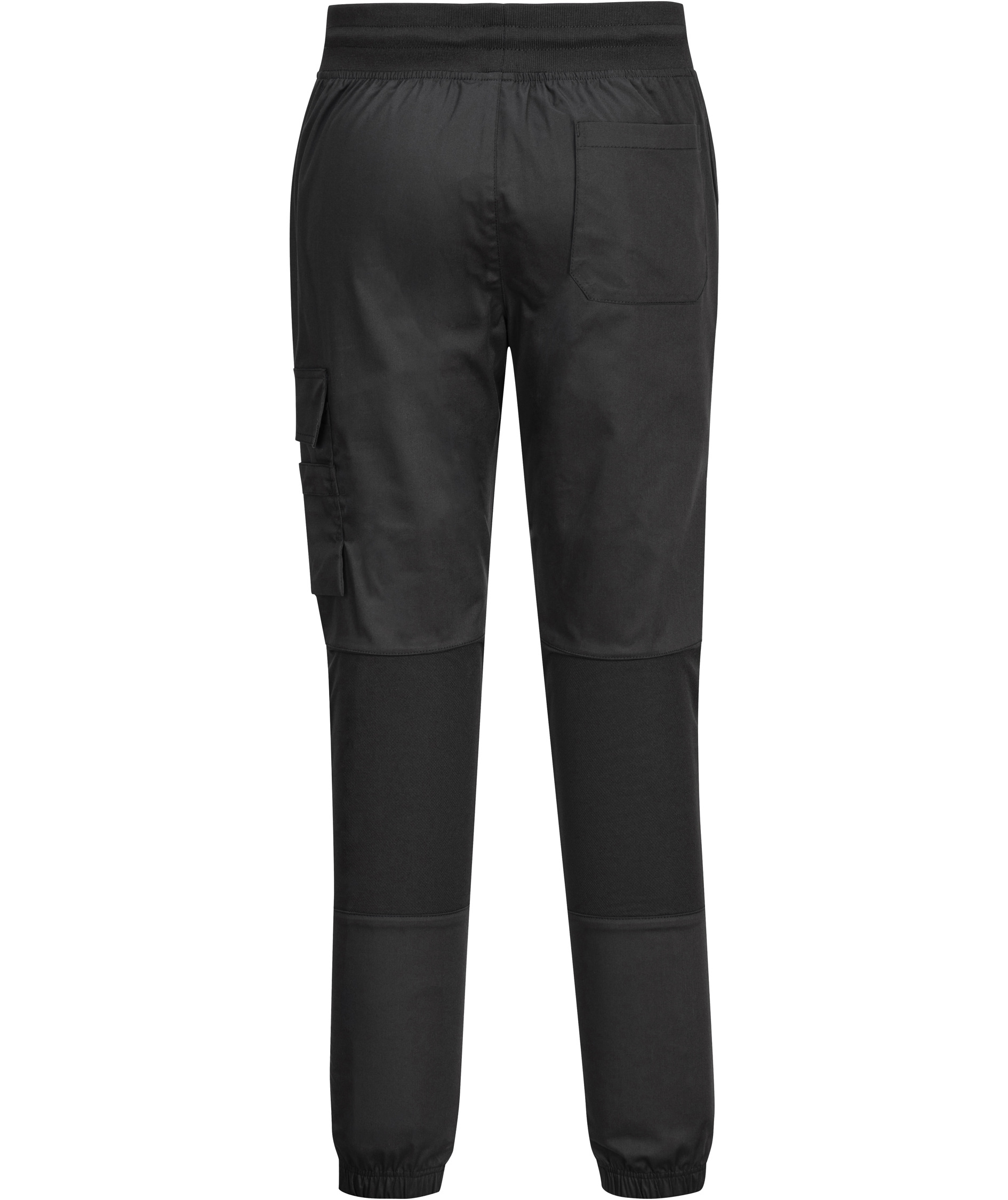 Portwest C074 stretch chefs trousers, Black
