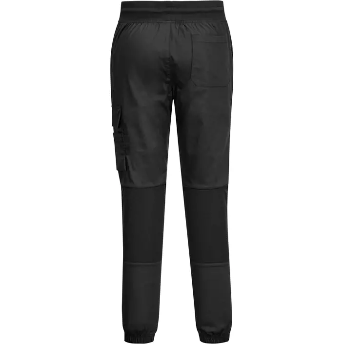 Portwest C074 stretch chefs trousers, Black, large image number 1