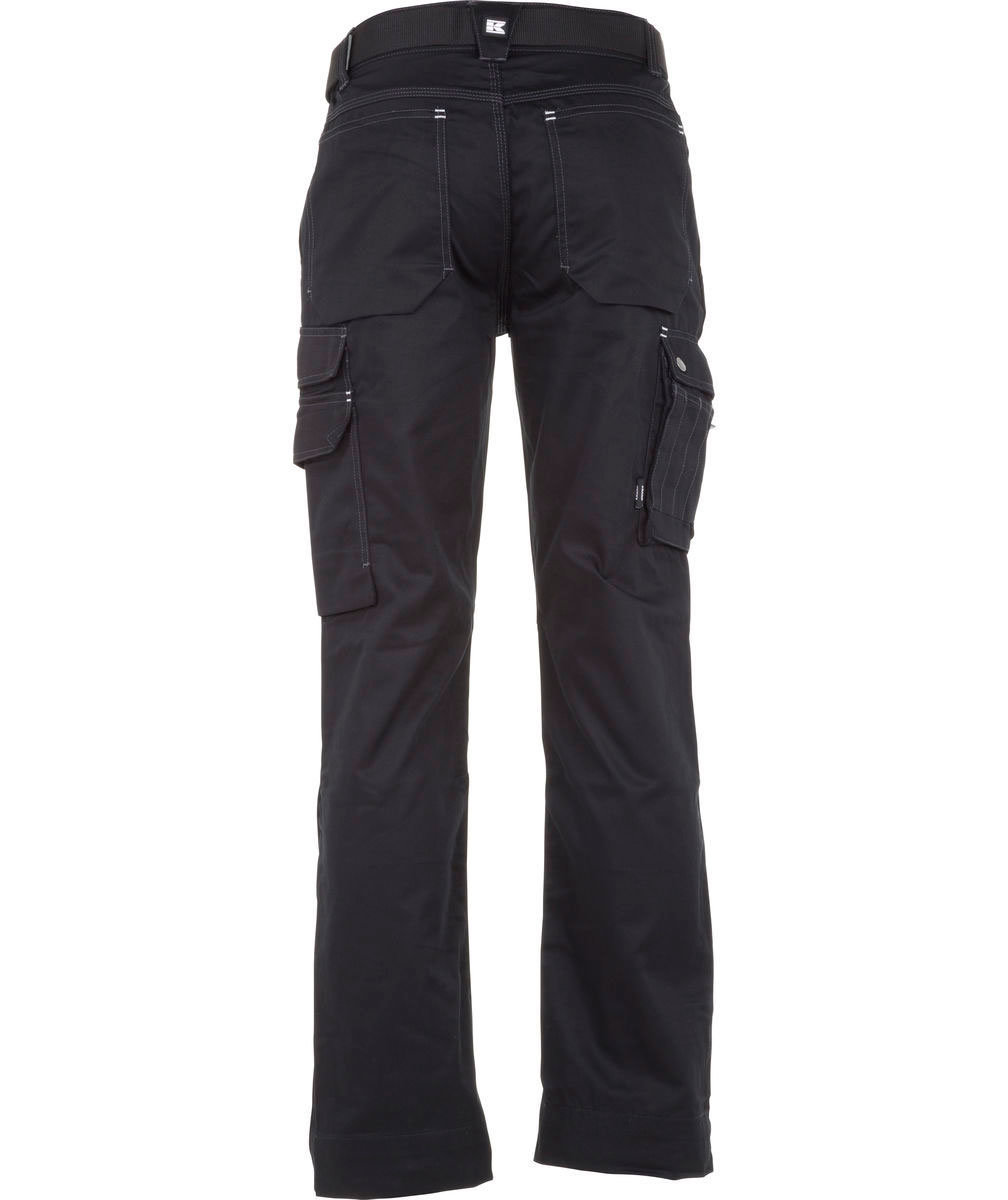 Kramp Original Light arbeidsbukse med belte, Svart, large image number 2