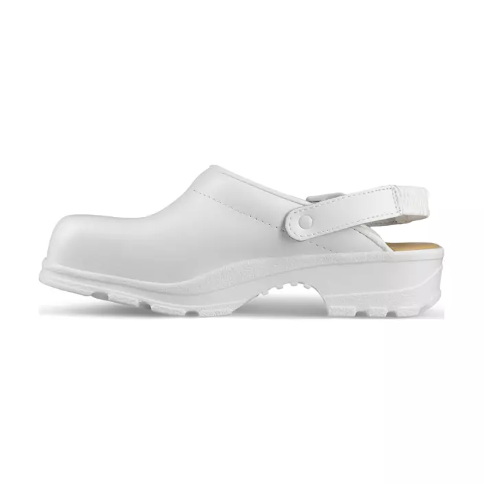 Sika Flex LBS safety clogs with heel strap SB, White, large image number 2