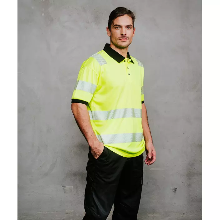 YOU Karlskrona  polo shirt, Hi-Vis Yellow, large image number 1