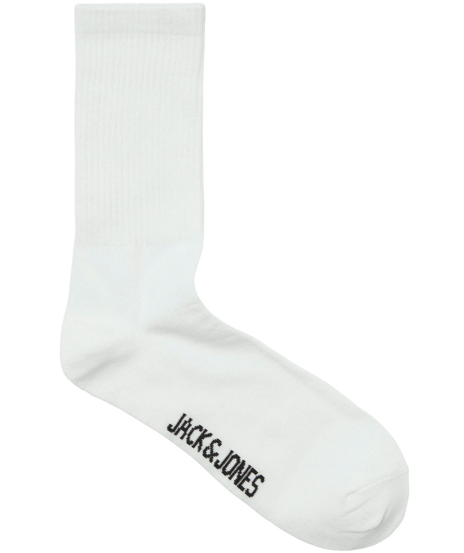 Jack & Jones JACBASIC 5-pack tennisstr&oslash;mper, White