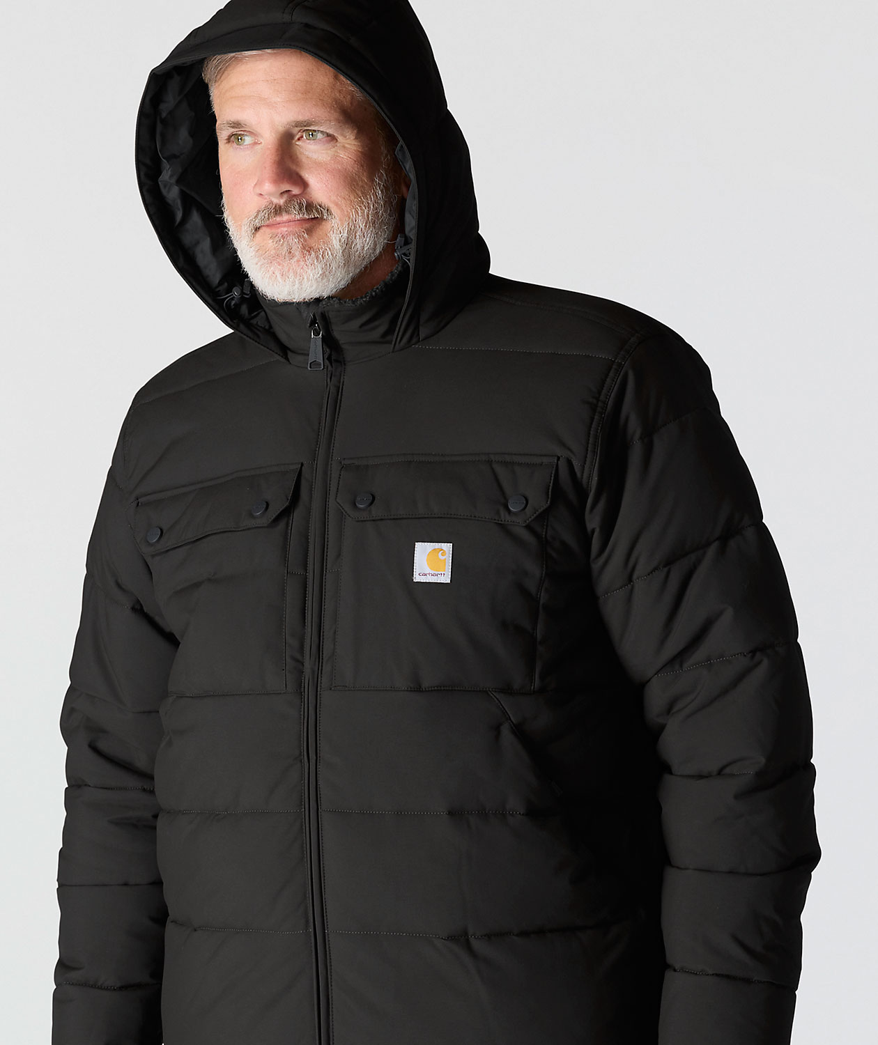Carhartt Montana vatteret jakke, Black, large image number 4