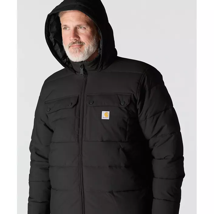 Carhartt Montana vatteret jakke, Black, large image number 4