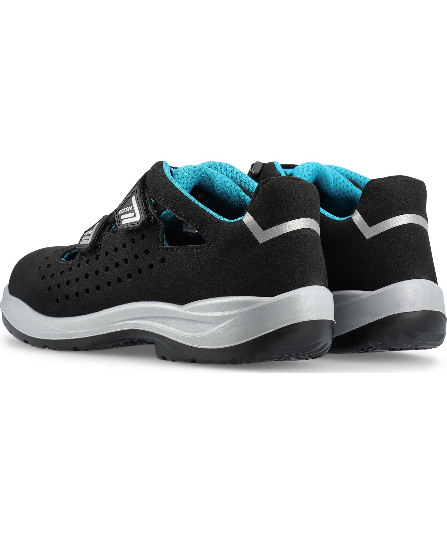 2nd quality product Elten Impulse Lady Aqua Easy safety sandals S1P, Black, large image number 5