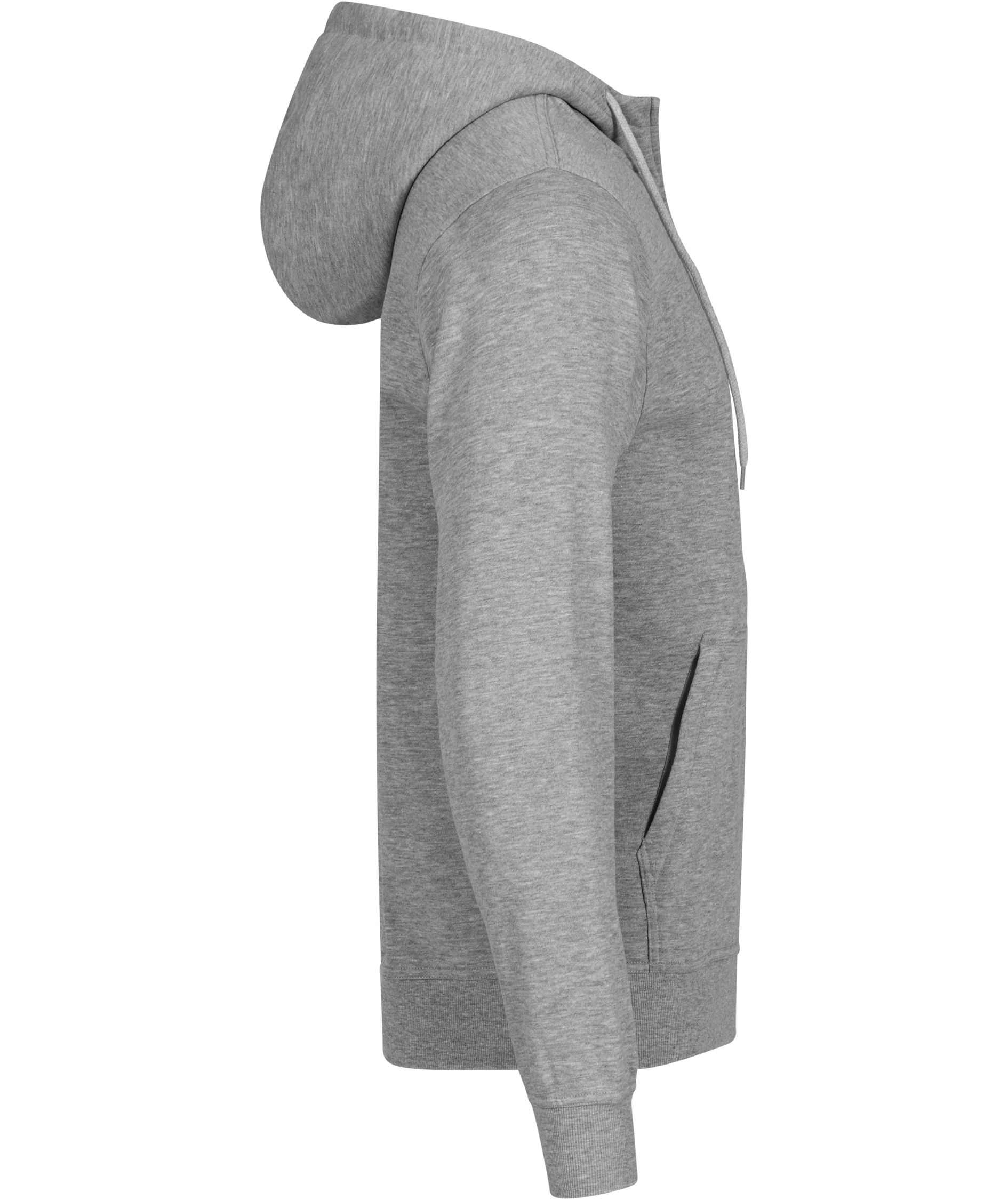 Clique Miami hoodie with zipper, Grey Melange, large image number 2