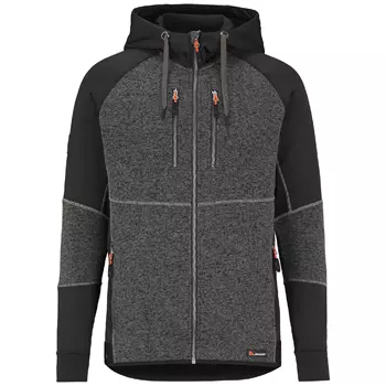 L.Brador Aereo hoodie med dragkedja 6034P