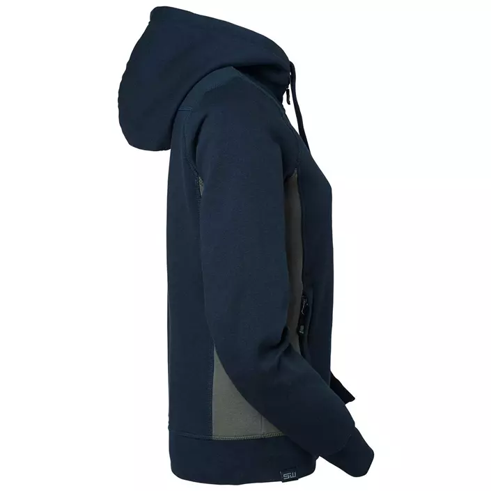 South West Ava dame hoodie, Navy/Grå, large image number 1