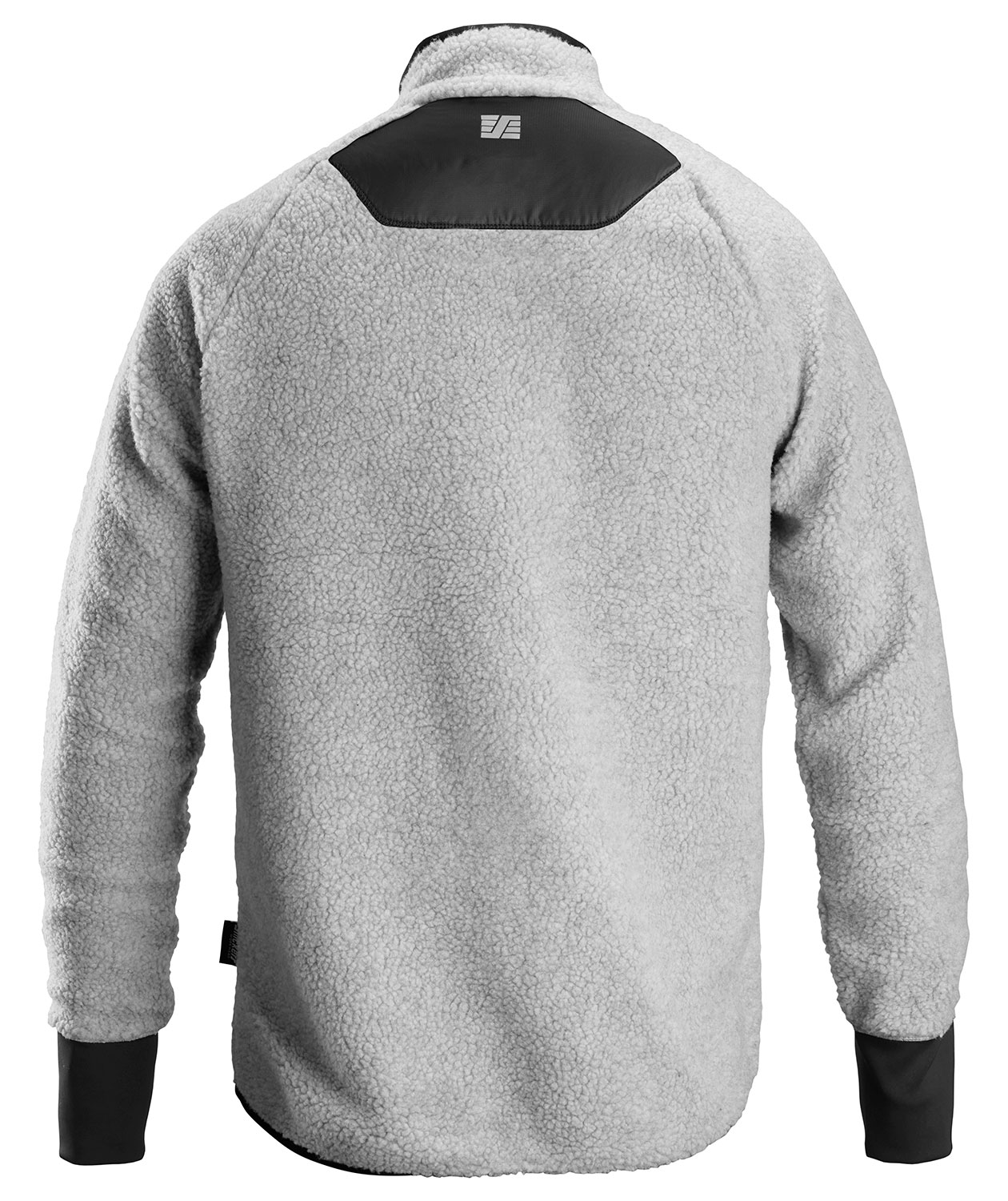 Snickers AllroundWork fiberpelsjakke 8021, Gr&aring; flekkete/svart, large image number 1