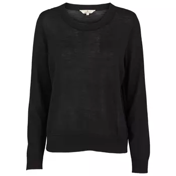 Basic Apparel Vera women's knitted pullover with merino wool, Black