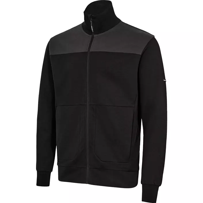 Engel Entire sweat cardigan, Black/Anthracite Grey, large image number 5