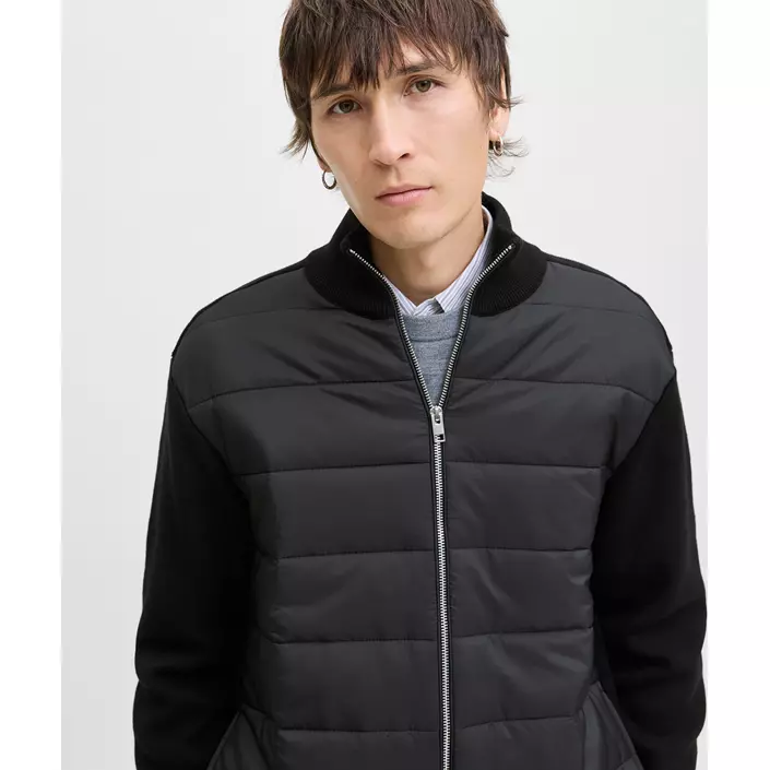 Jack & Jones JJEPERFECT hybrid cardigan, Black, large image number 3