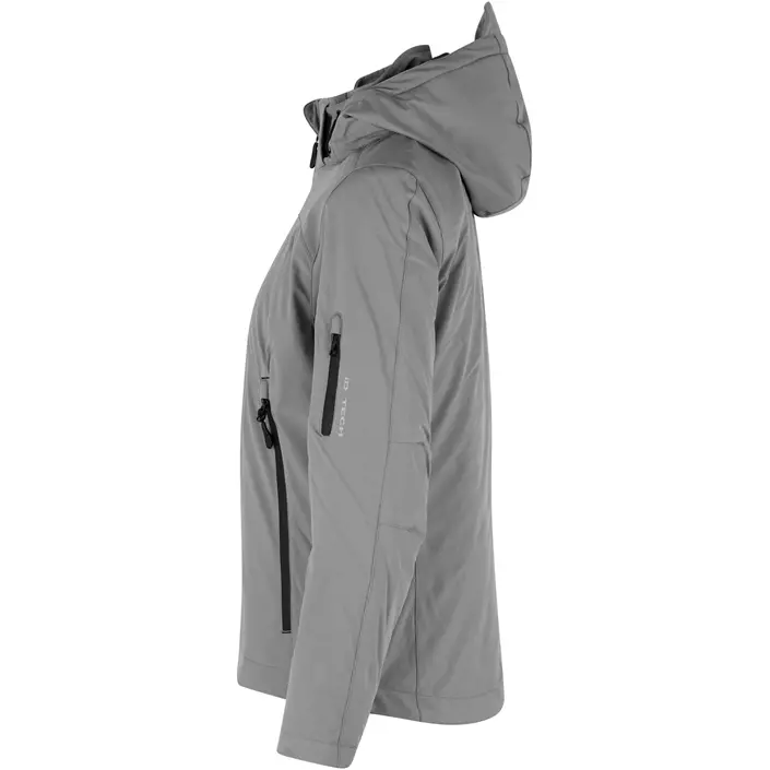 ID winter women's softshell jacket, Grey, large image number 2