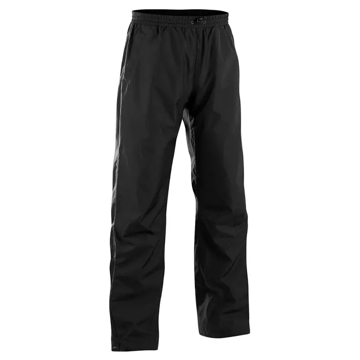 Blåkläder rain trousers, Black, large image number 0
