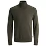 Jack & Jones JJEEMIL stickad polotröja, Olive Night Melange Jack & Jones JJEEMIL stickad polotröja