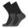 Dovre 2-pak terry sole wool socks, Black, Black, swatch