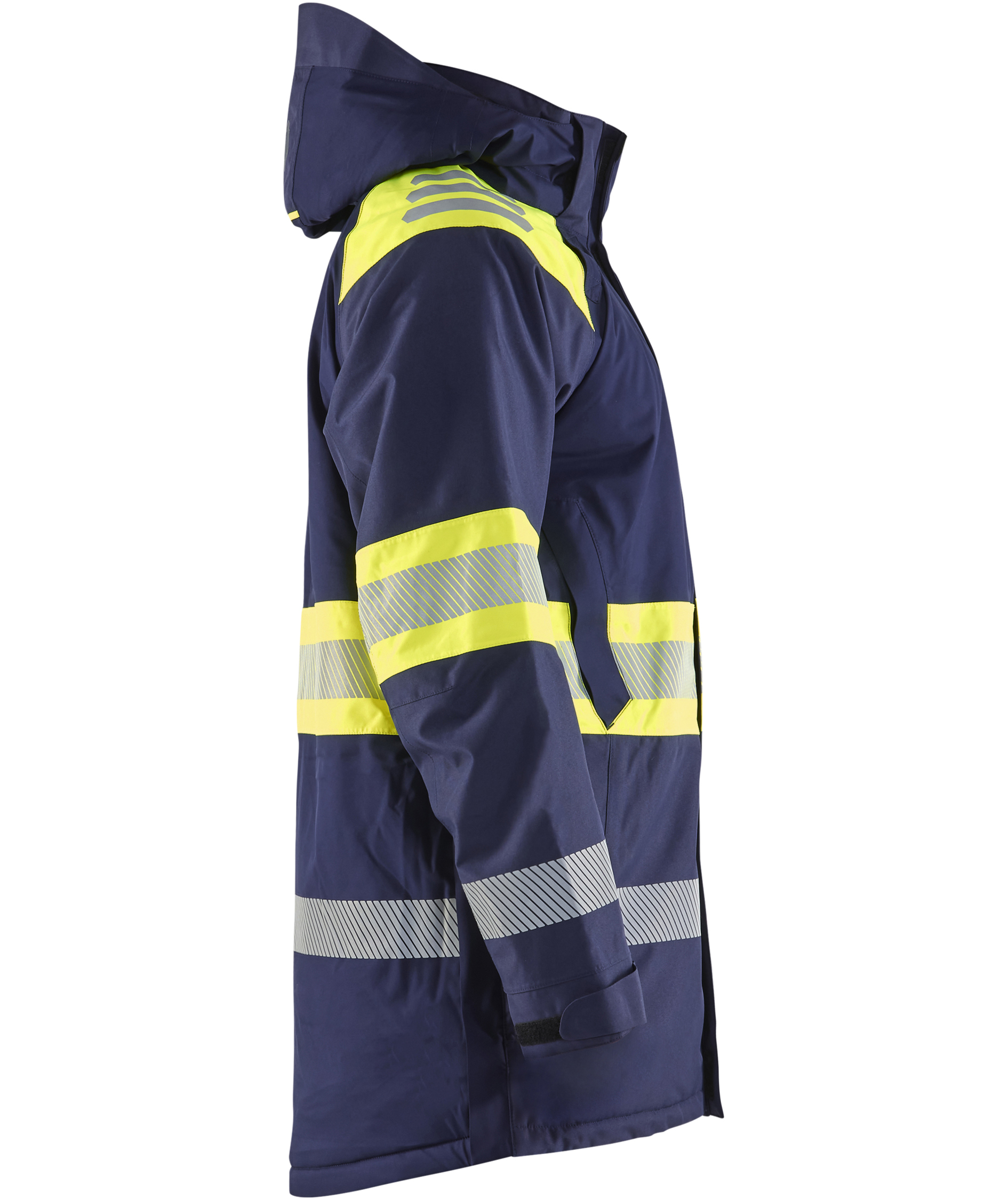 Bl&aring;kl&auml;der winter parka, Marine/Hi-Vis yellow, large image number 3