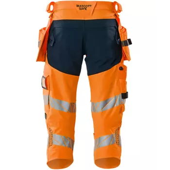 Mascot Accelerate Safe craftsman knee pants full stretch, Hi-Vis Orange/Dark Marine