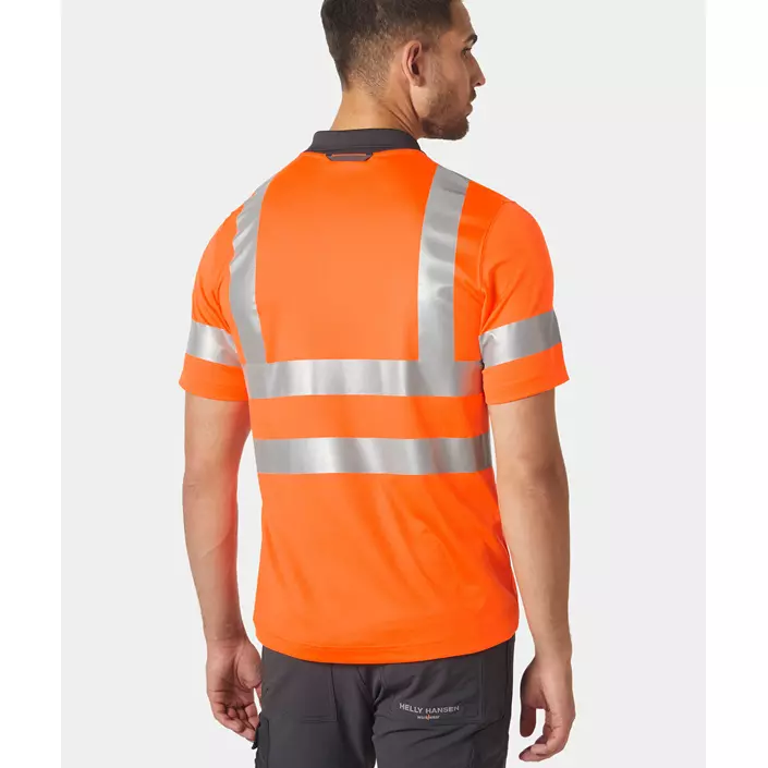 Helly Hansen Addvis polo T-shirt, Orange, large image number 3