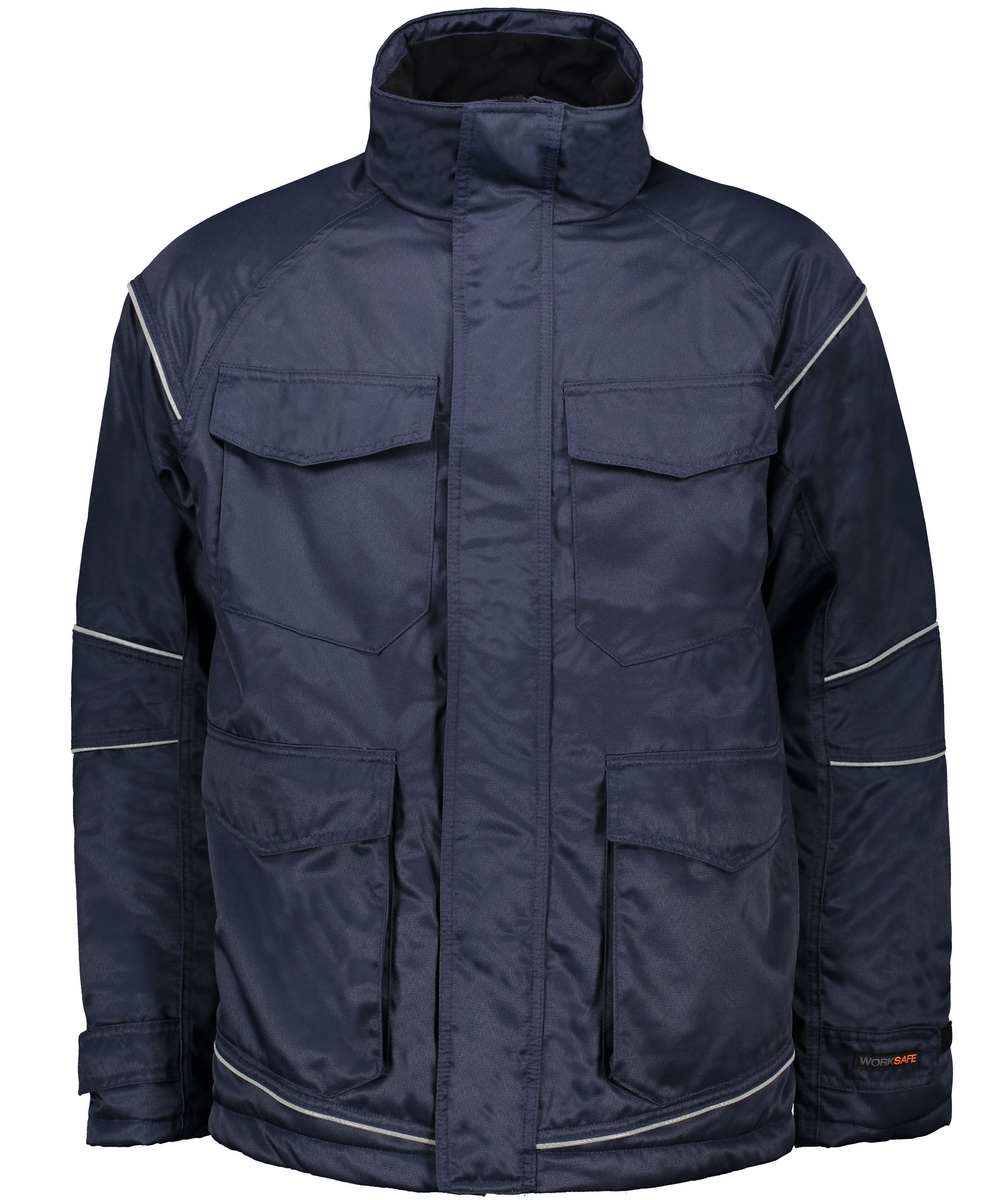 Worksafe winter jacket, Navy, large image number 0