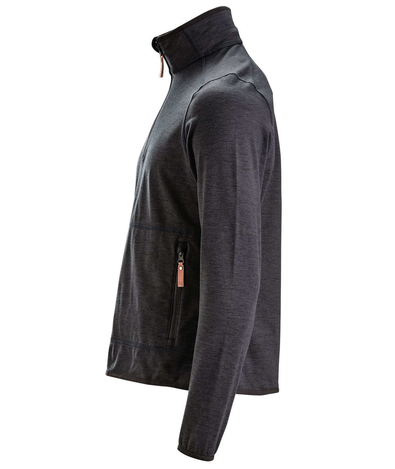 Kramp Active fleecetr&oslash;je, Koksgr&aring;, large image number 2