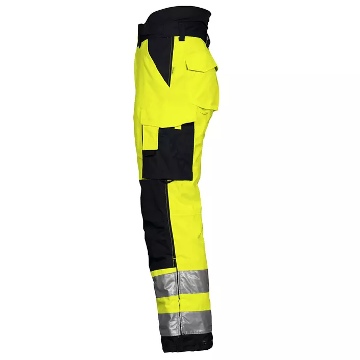 ProJob lined work trousers 6514, Hi-vis Yellow/Black, large image number 1