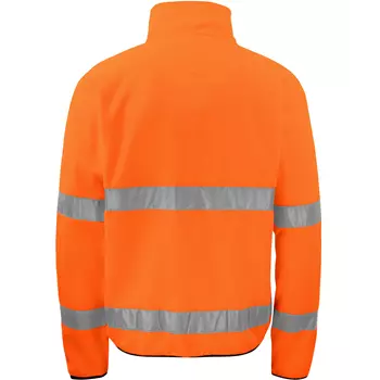 ProJob fleece jacket 6327, Hi-Vis Orange/Black