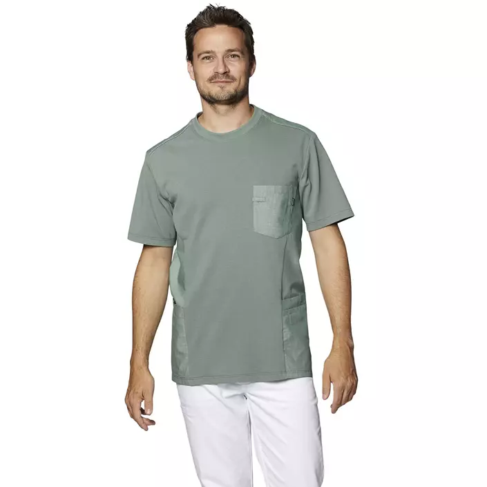 Kentaur  fusion T-shirt, Støvet grøn, large image number 1