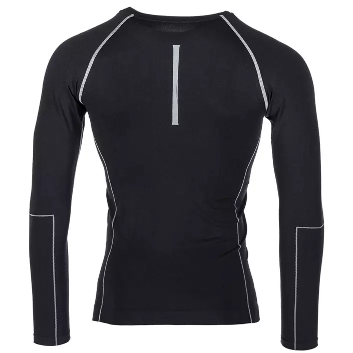 Kramp seamless long-sleeved thermal undershirt L/S, Black, large image number 1