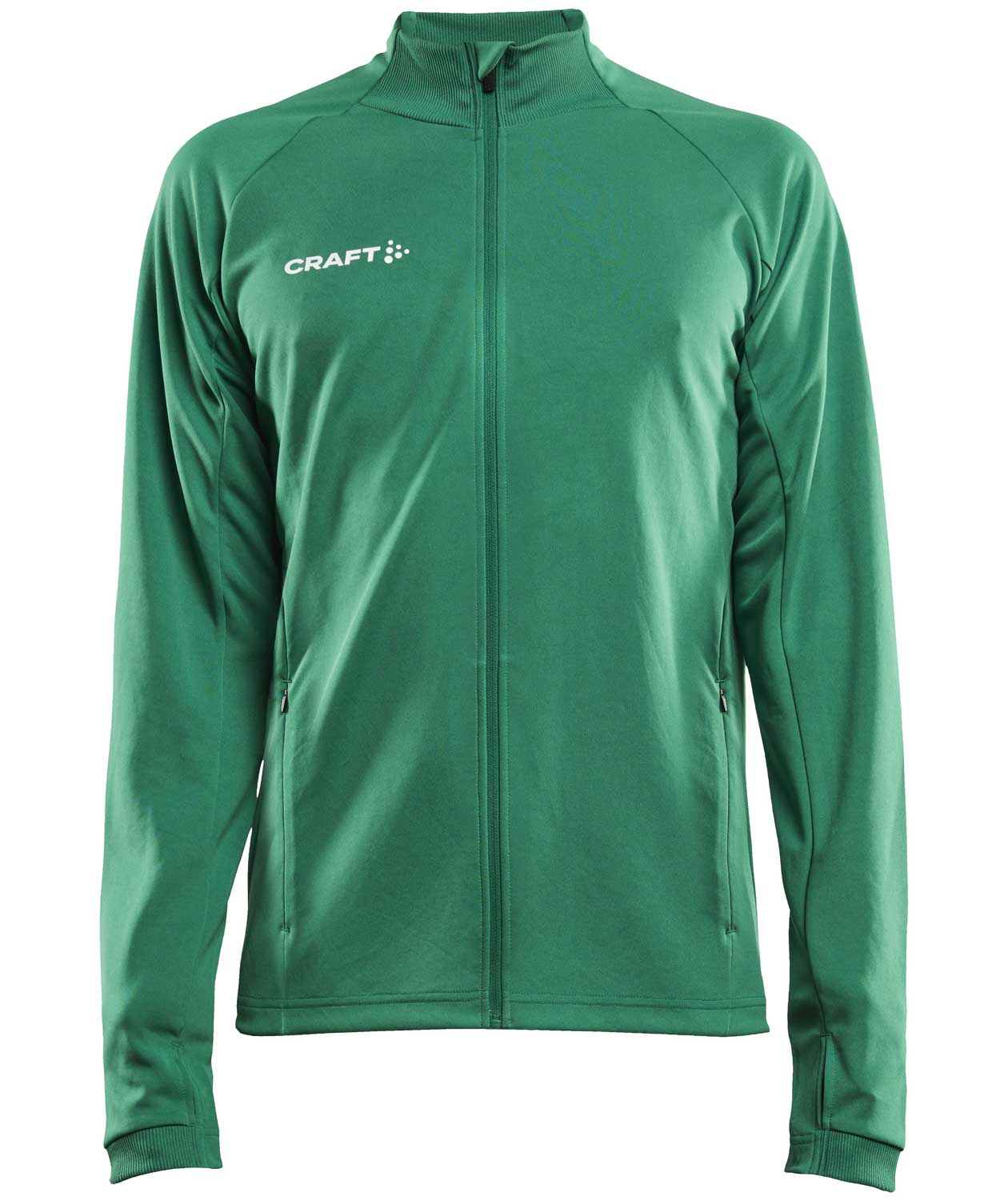 Craft Evolve Full Zip sweatshirt, Team green, Team green, swatch