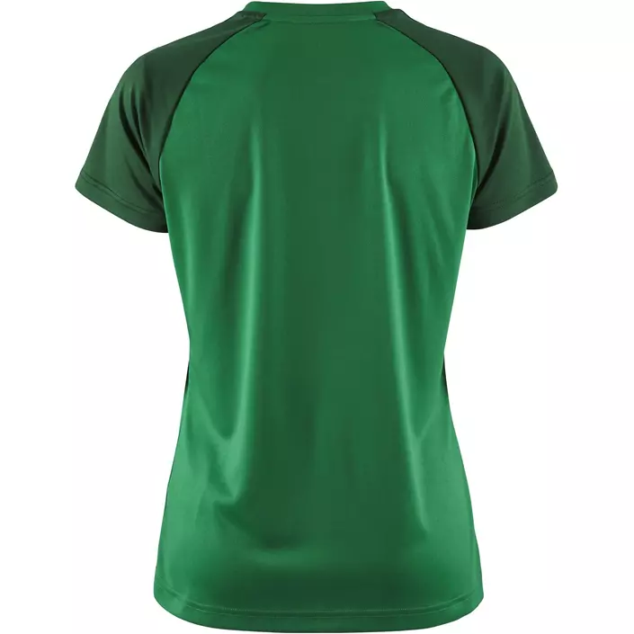 Craft Squad 2.0 Contrast Damen T-Shirt, Team Green-Ivy, large image number 2