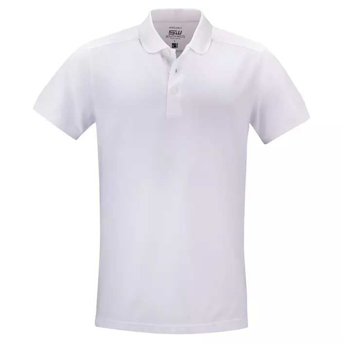 South West Martin polo T-shirt, Hvid, large image number 0