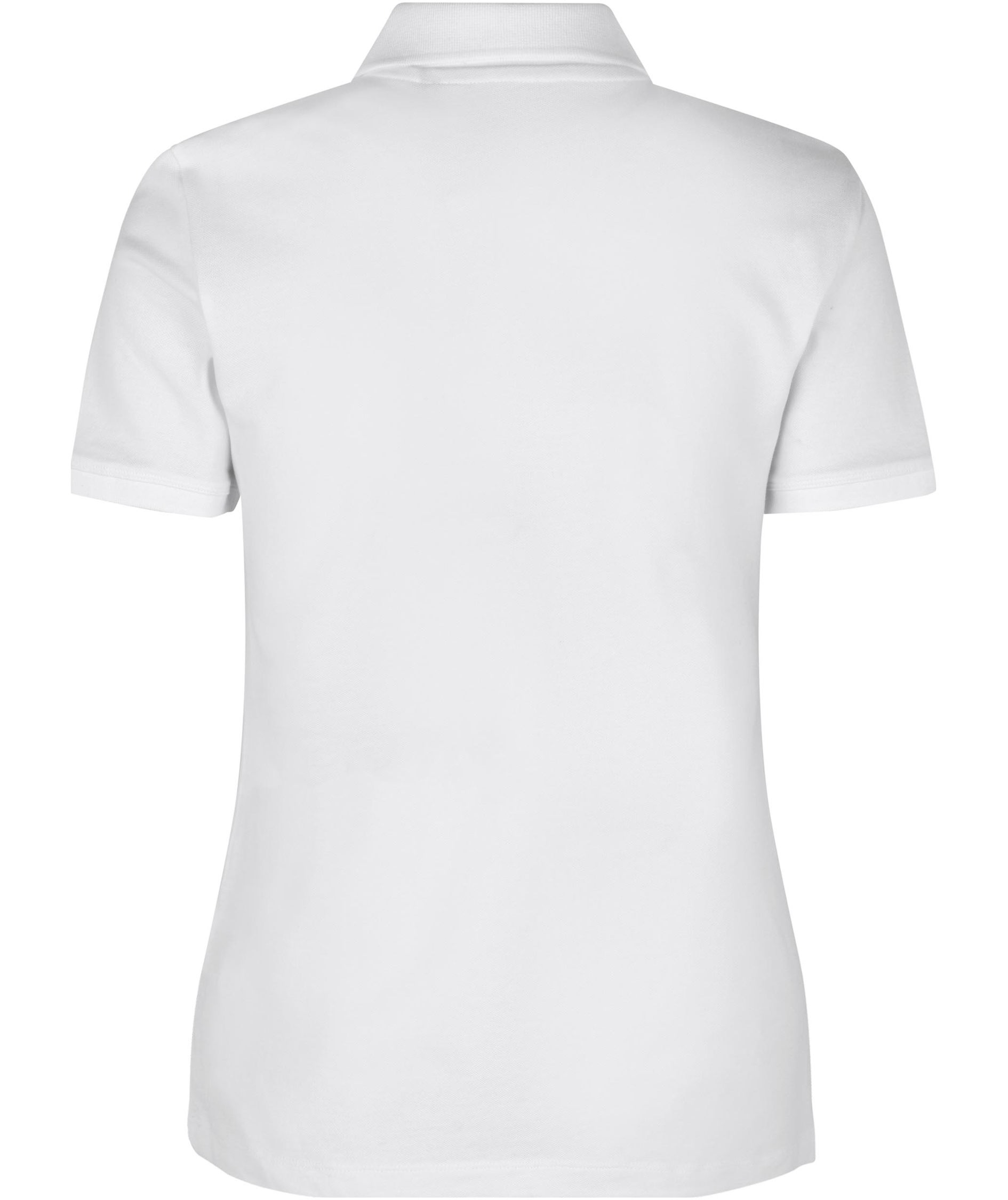 ID organic women's polo shirt, White