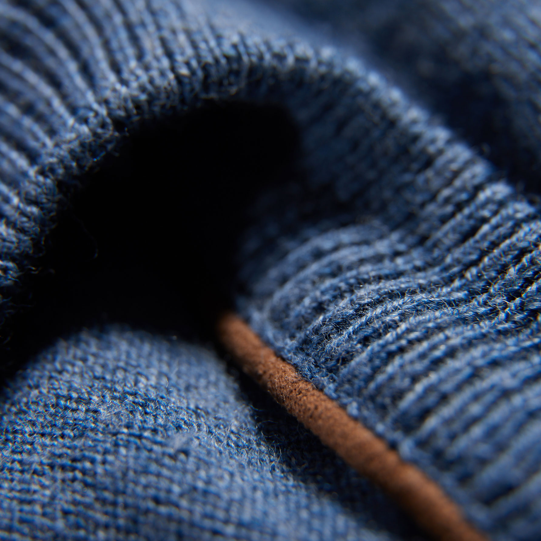 Bison knitted pullover, DK Blue Mel, large image number 2