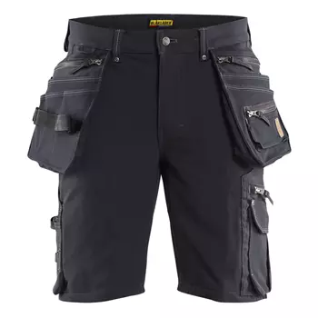 Blåkläder X1900 craftsman shorts full stretch, Dark Grey/Black