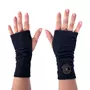 Westborn Woll Handgelenkwärmer, Black, Black Westborn Woll Handgelenkwärmer