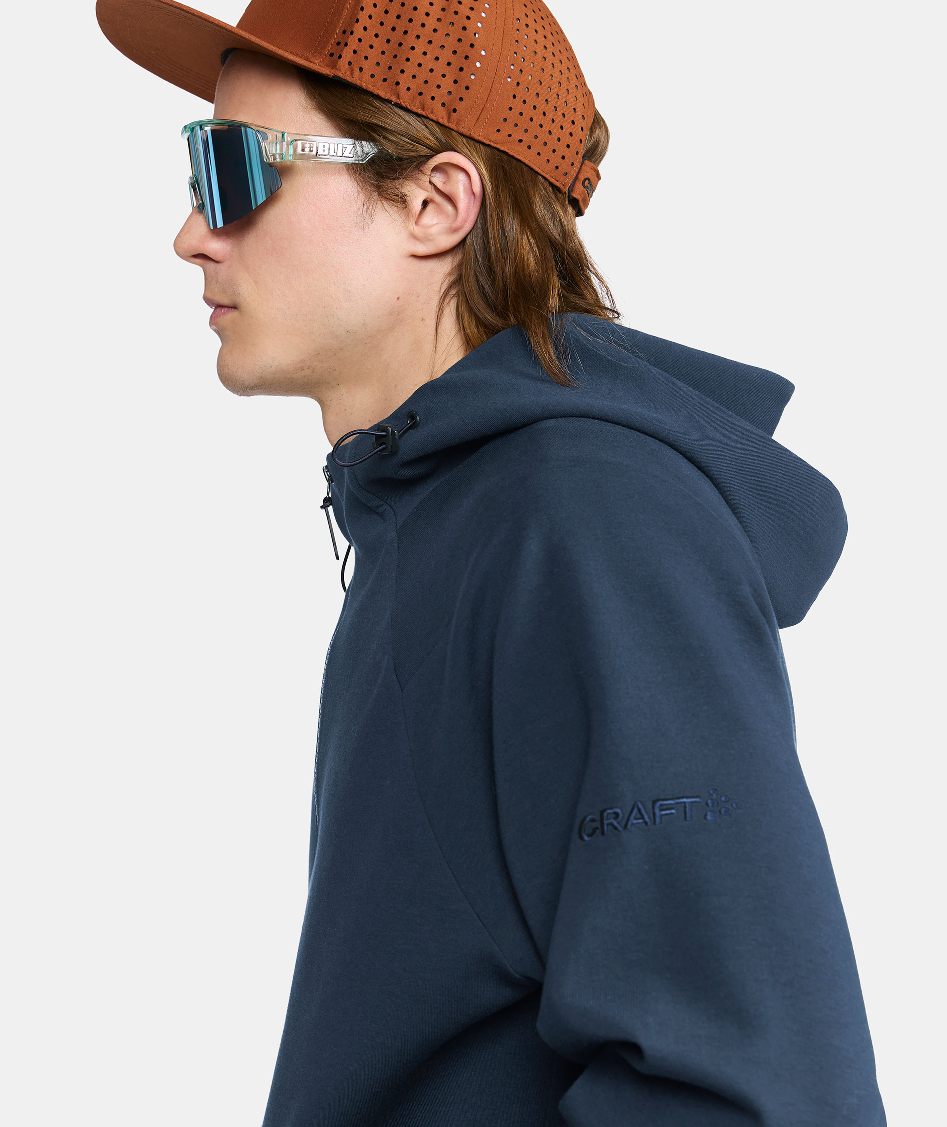 Craft ADV Join hoodie med dragkedja, Blaze, large image number 6