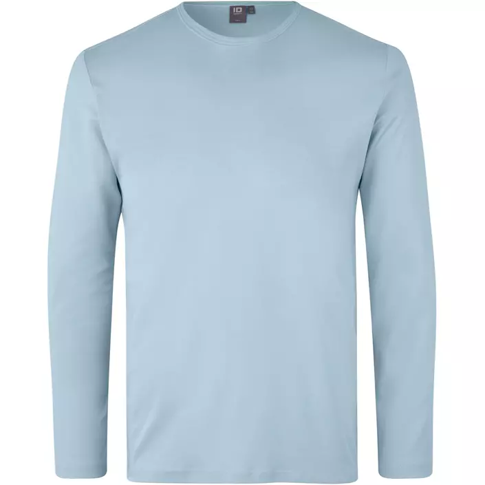 ID Interlock langærmet T-shirt, Light blue, large image number 0